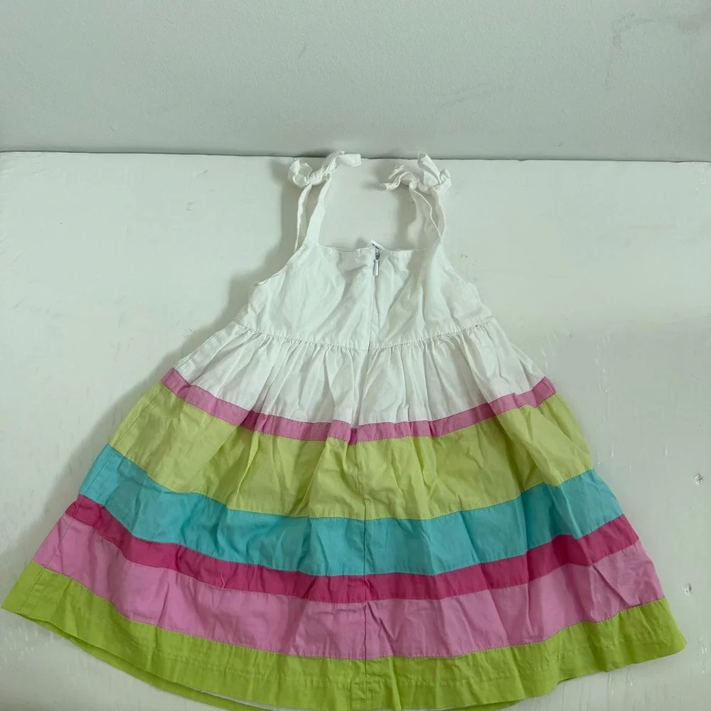 Vintage Gymboree Striped Tiered Cotton Sundress Size 12-18 Months